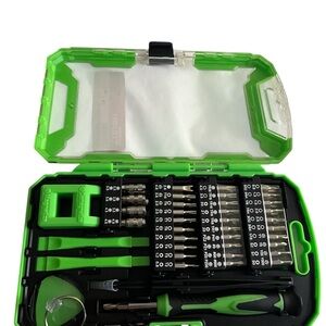 Green and Black ELECTRONIC  Repair Kit 77 piece